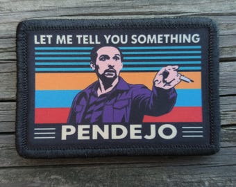 The Big Lebowski Jesus Morale Patch - 2x3 Hook and Loop Patches for Molle Gear, Operator Hat, Backpack, Made in The USA