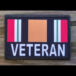 Operation Iraqi Freedom Veteran Morale Patch - Hook and Loop Backing for Backpack, Rucksack, Operator Hat and Much More!