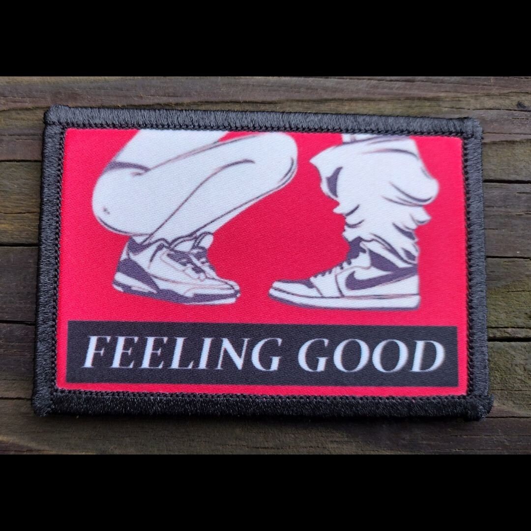 Feeling Good Morale Patch - 2x3 Hook and Loop Patches for Molle Gear ...