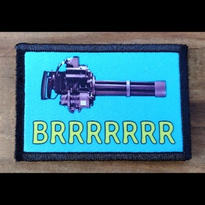 BRRRRRR Morale Patch - Hook and Loop Backing for Backpack, Rucksack, Operator Hat and Much More!