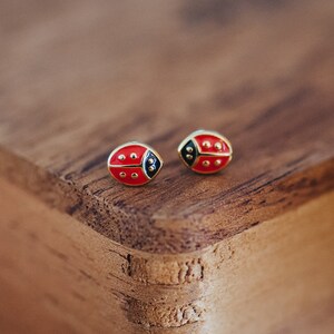 Ladybug earrings