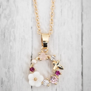 Necklace Flower gold