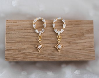 Ohrstecker Braut, Ohrstecker für Hochzeit, verspielte Ohrringe, boho, Ohrringe boho