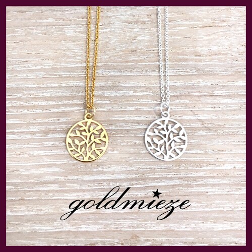 Eternity Tree of Life Silver Tree Necklace by Birdznbeez Etsy