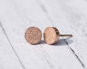 Stainless Steel Plug Glitter Dots