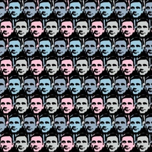 The Office Cotton Fabric Michael Stacked