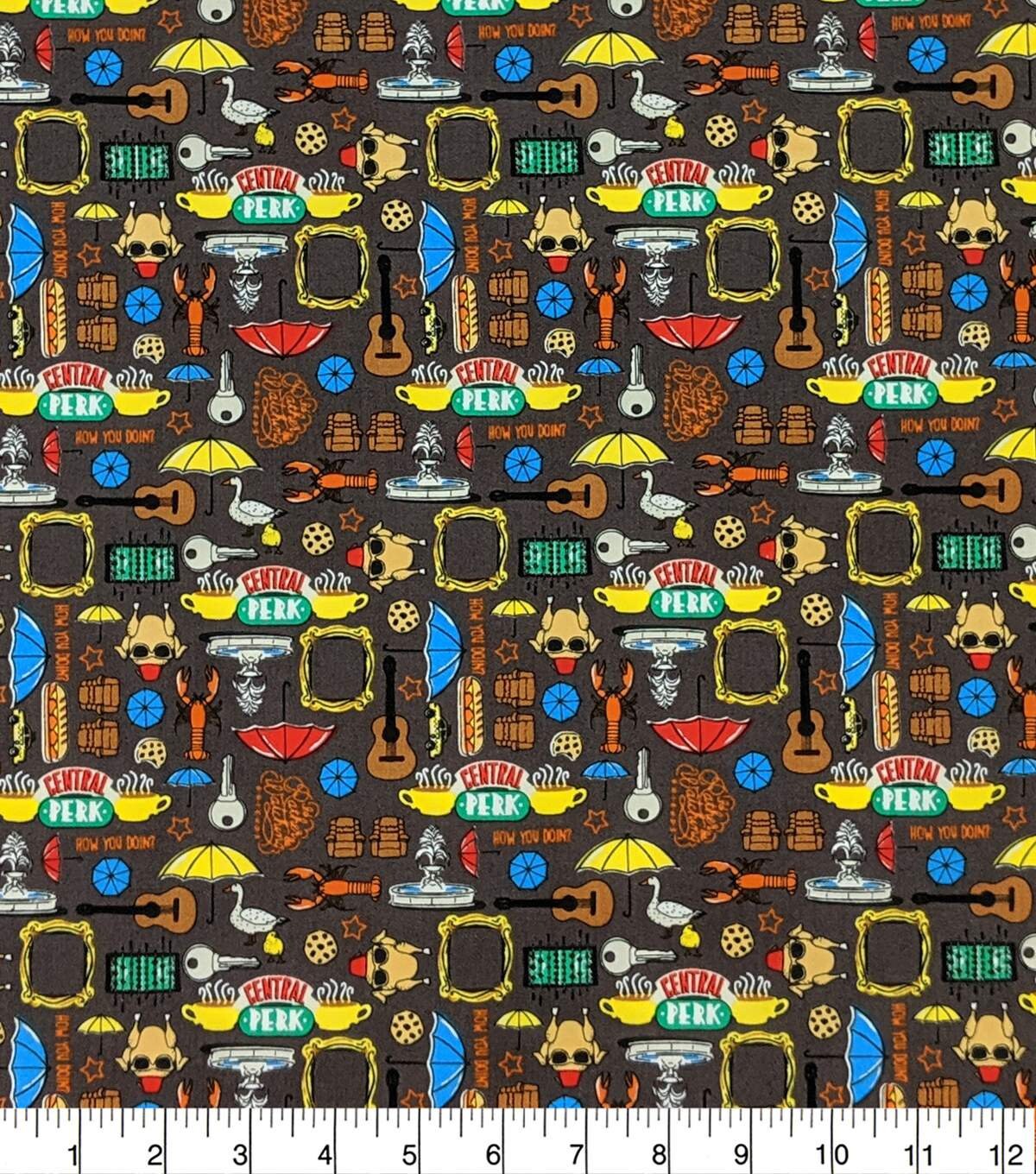 Friends Tv Show Forever Cotton Fabric
