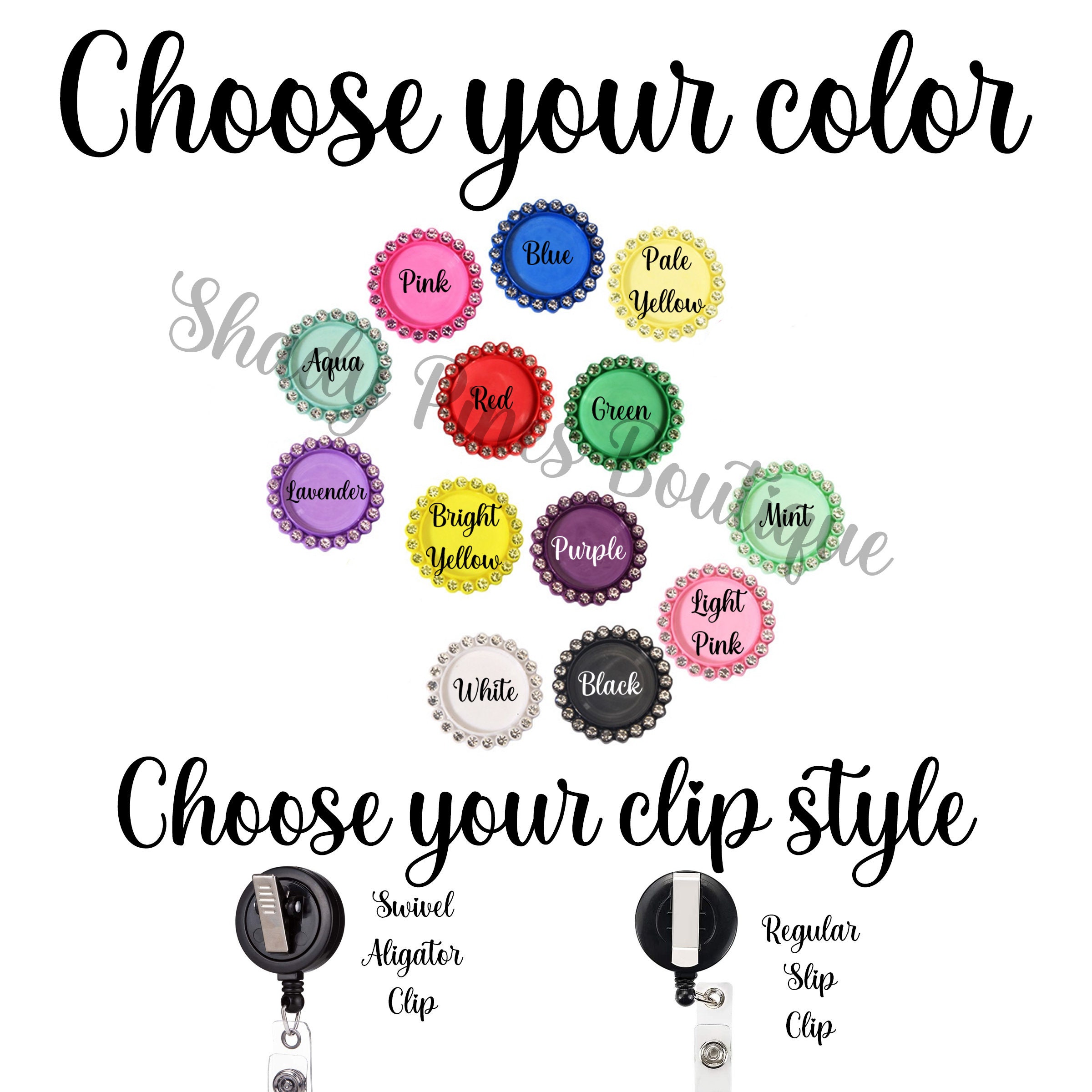 Traditional Slip Clips or Swivel Alligator Clips Available! Dwight