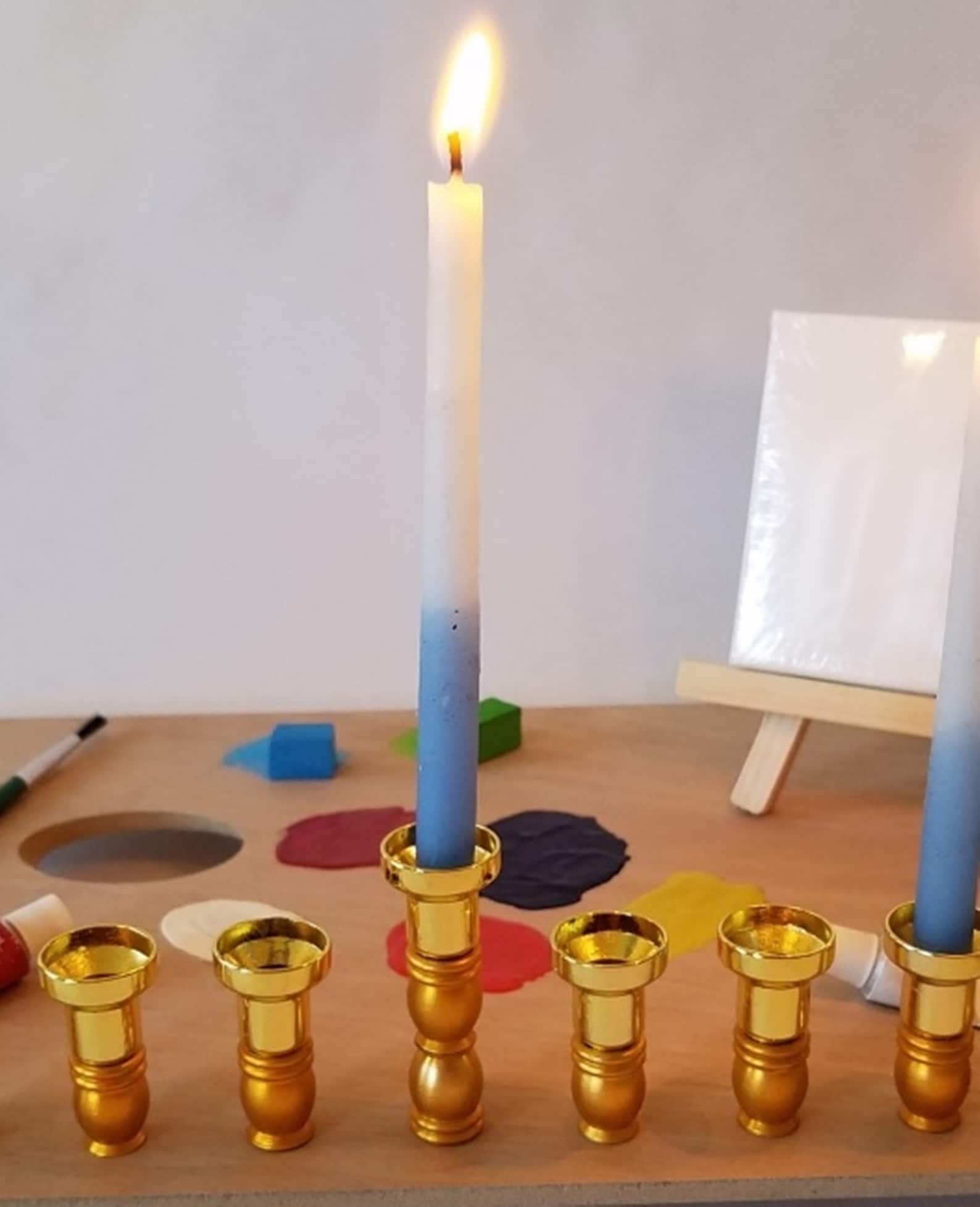 Drip Cups for Menorah Candles Hanukkah Candle Holders Protects Etsy