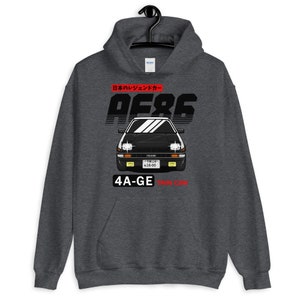 AE86 4AGE sudadera con capucha de doble leva