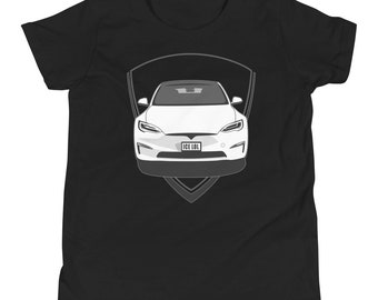 EV Electric Vehicle Youth Short Sleeve T-Shirt