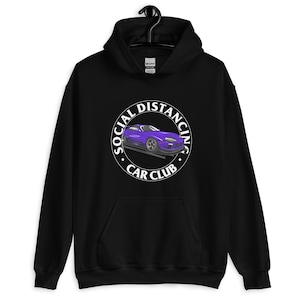 JZA80 JDM 2JZ Social Distancing Car Club Unisex Hoodie
