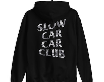 Slow Car Car Club Camo Hoodie