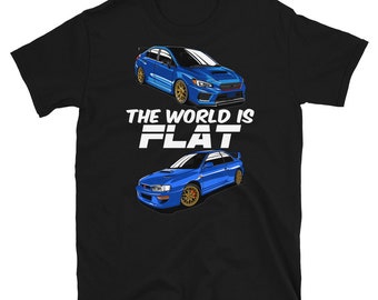 The World Is Flat Subie Shirt