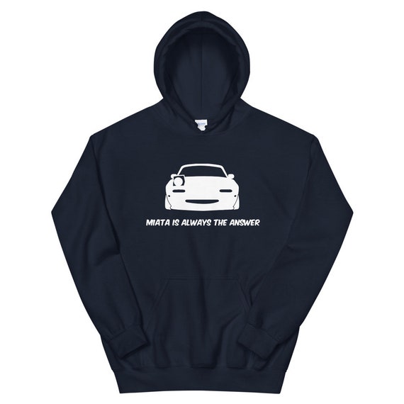 Funny Mazda MX5 Miata T-Shirt - 'The Answer Is Always Miata' - JDM Drift Gift Tee