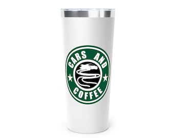 Coches y café vaso aislado al vacío de cobre, 22oz