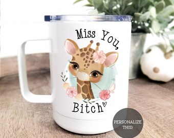 I F*cking Miss You Bitch Long Distance Friendship Gifts State Mugs Moving Away