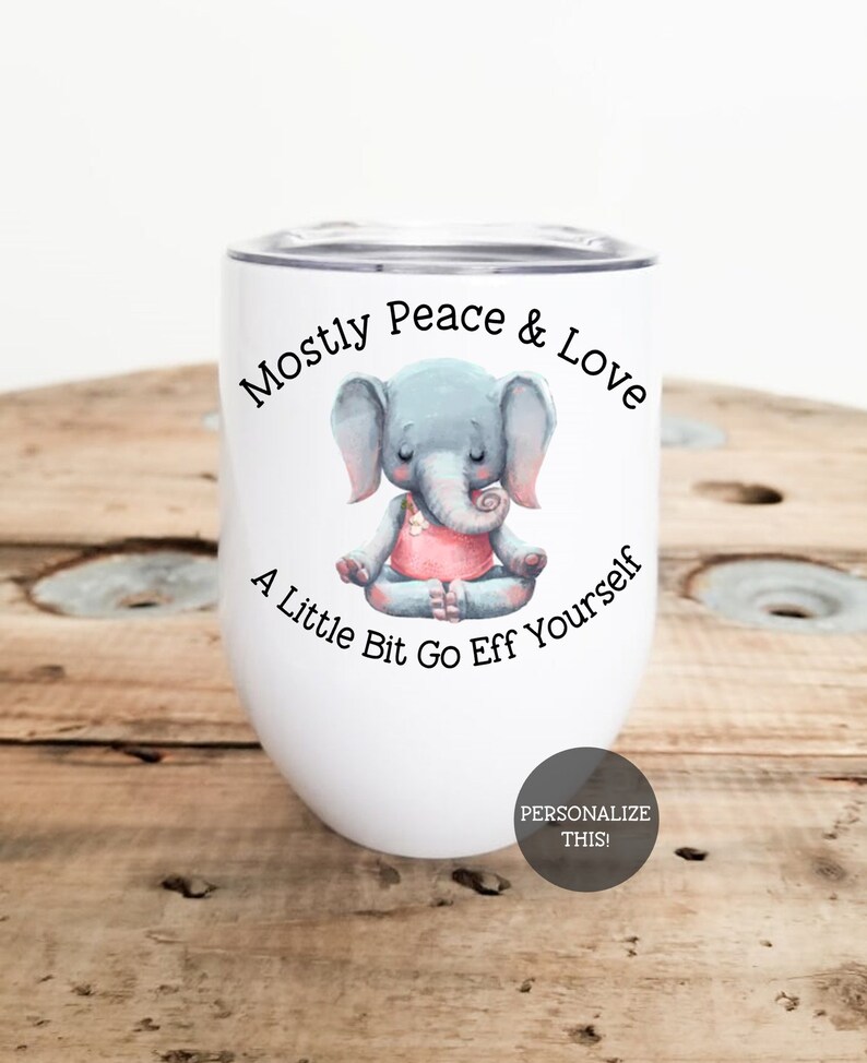 Funny Tumblers Gag Gifts For Christmas Sarcastic Gifts White Elephant Gifts Funny Funny Wine Glasses Cute Wine Glass Go Eff Yourself