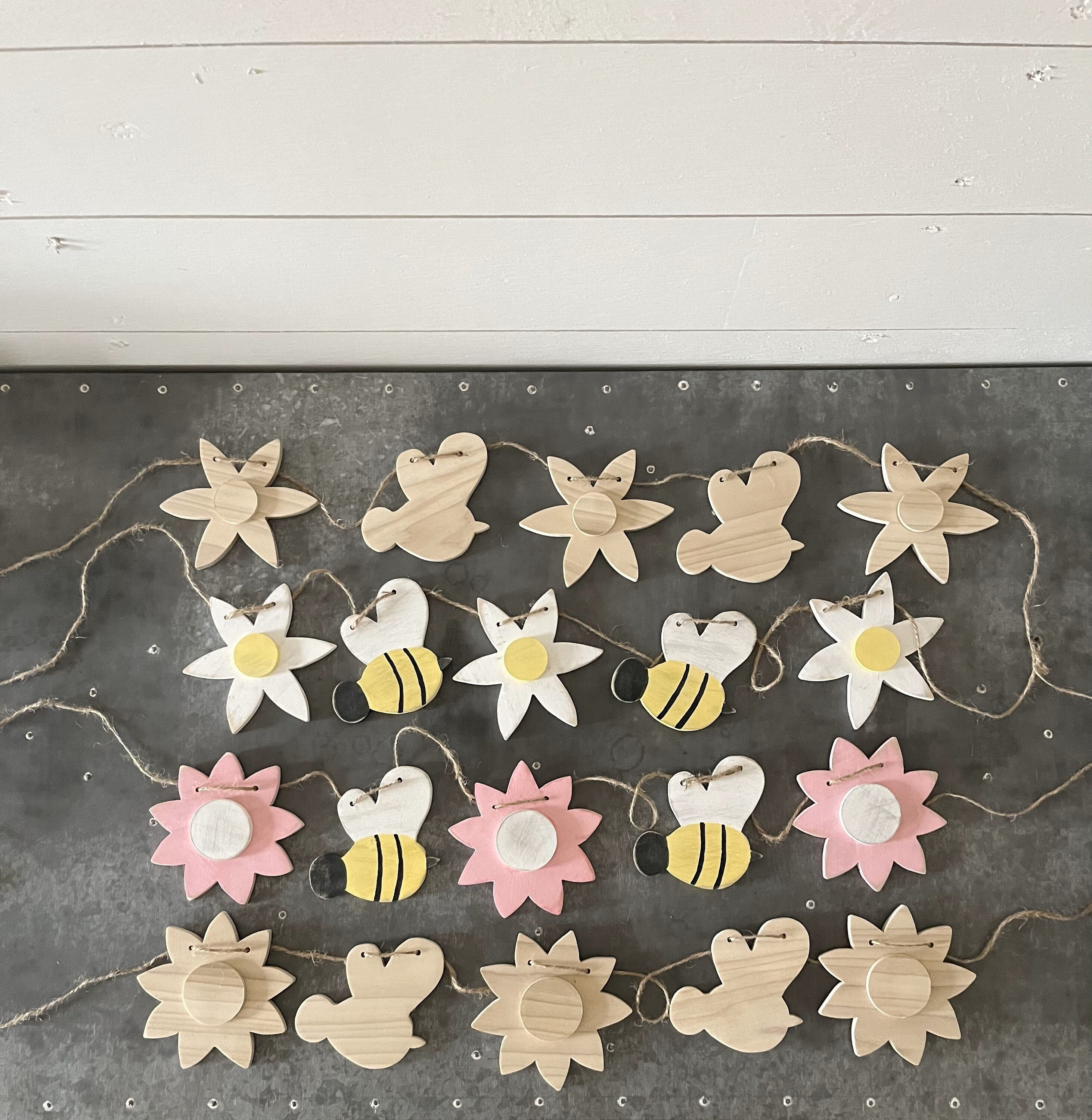 Spring Tree Garland Wooden Spring Garland - Etsy