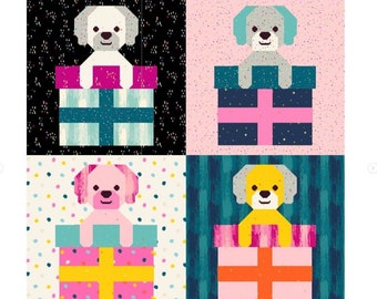 Holly Puppy PDF Quilt Pattern Download