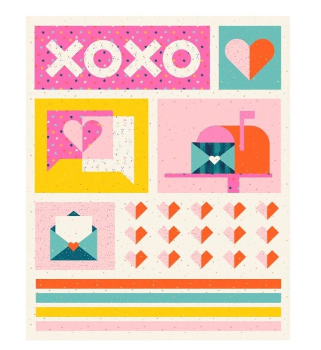 Love Letters Quilt PDF Pattern Download - Etsy