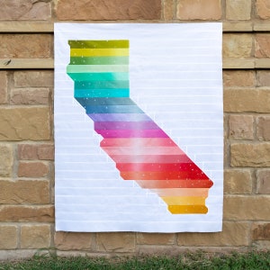 States &#39;N Stripes California Jelly Roll Friendly PDF Pattern Download