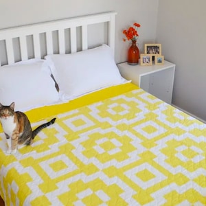 Sunshine Tiles Quilt PDF Pattern Download