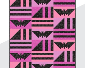 Batty Bats Quilt PDF Pattern Download