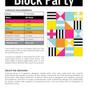 Block Party Quilt Pattern Download image 2