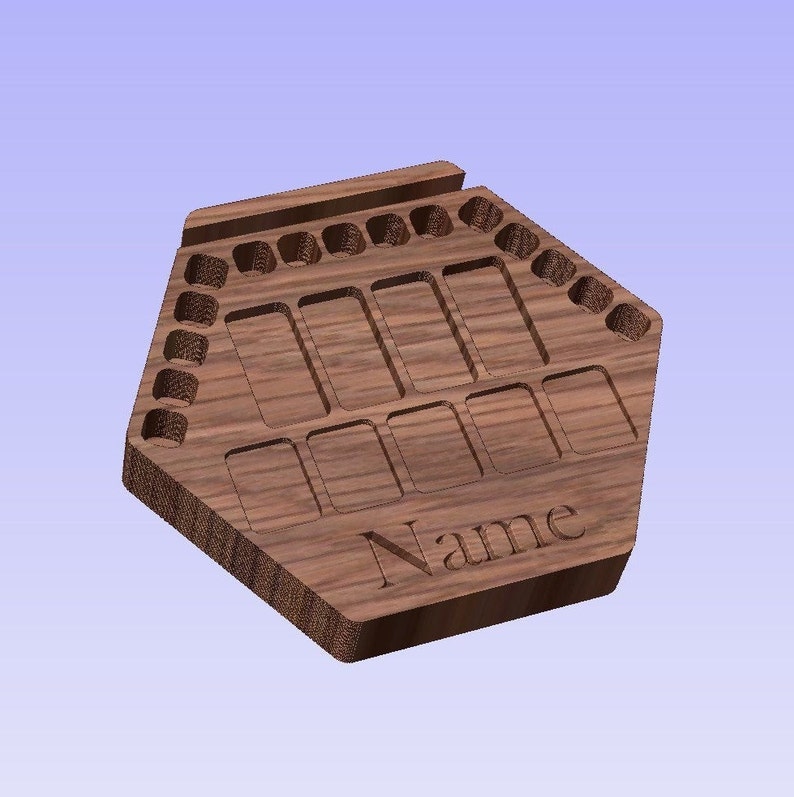 DIY Create Your Own CNC Personalized Game Piece Holder DIY Etsy UK