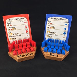 Personalized Game Piece Holders