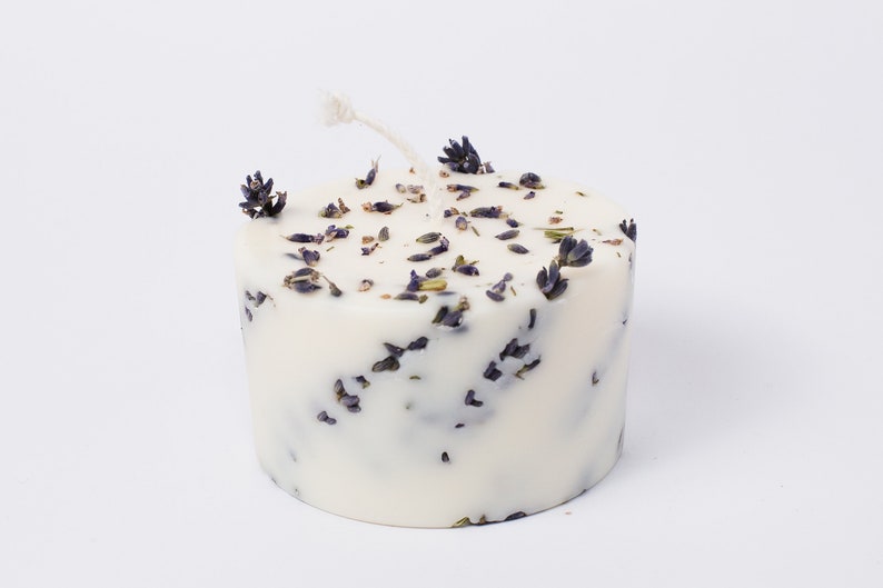 Candle lavender Essential Oil Candle Natural Etsy