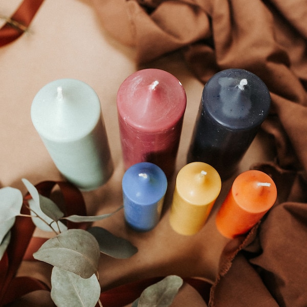 Bougies de pilier de couleur