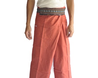 Thai Fisherman Pants: Khadi Cotton, Loose Fit, Boho Style