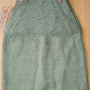 Handmade Knit Baby Romper - The Laurel – Wooden Buttons, Custom Colour