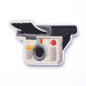 CAMERA Patch Application 63 x 38 mm Patch - Iron-on Patch - Camera Patch - Instant Camera