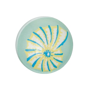 3 cabochon in vetro 20 mm - Lumaca CONCHIGLIA