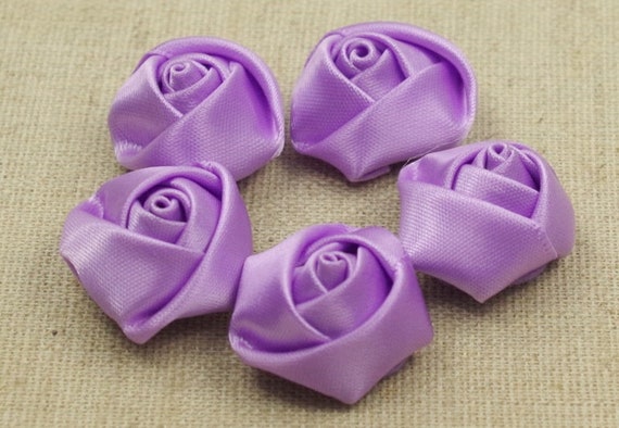 15 mm 4 Cabochons als Rose in light pink
