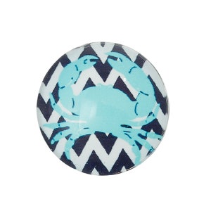 3 cabochon IN VETRO 20 mm - CANCRO DI GRANCHIO