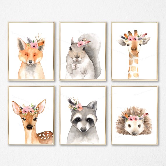 forest nursery theme girl