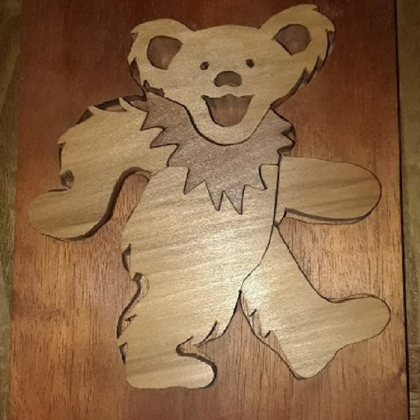 Dancing Bear Puzzle! WOOD & HANDCRAFTED! The DEAD Walking Fun