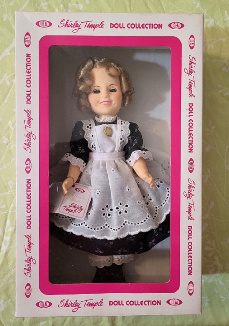 Vintage SHIRLEY Temple Doll LITTLEST REBEL 1982 Ideal 12" Nos Nrfb Nm Classic Wrist Tag Free Shipping Eyes Open Close
