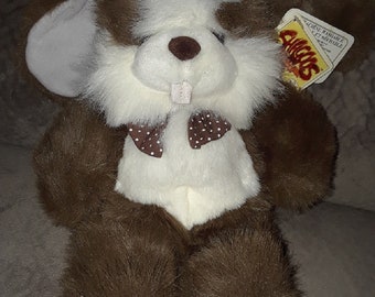 Vintage GANZ Bros Plush Shagoo Bunny 1989 NOS with ALL Tags Heritage Collection HE377BX Rare Floppy Ears Buck Tooth Soft Heritage Collection