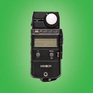 Minolta Flash Meter IV with Case: A Classic Photographer&#39;s Light Meter