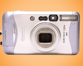 Canon Sure Shot 130u Date Point and Shoot 35-mm-Kamera, perfekte Reisebegleiterkamera