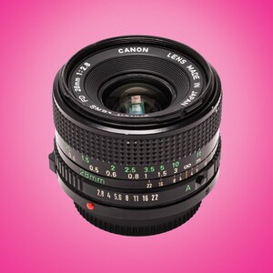 Canon FD 28mm Prime Lens, Wide Angle, Beautiful Ready to