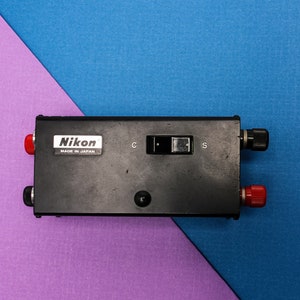 1960s Nikon F Relay Box for F36 Motor Drive Late, Black Finish, Rare Find