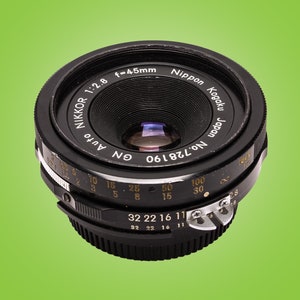 Nikon 45mm F2.8 GN Nikkor Nippon Kogaku Lens