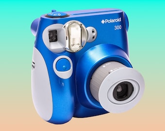 Polaroid 300 in Royalblau und Polaroid Instix Kombination: Was könnte besser sein?