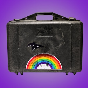 The Pelican Equipment Case with Pressure Purge: Rainbow Sticker